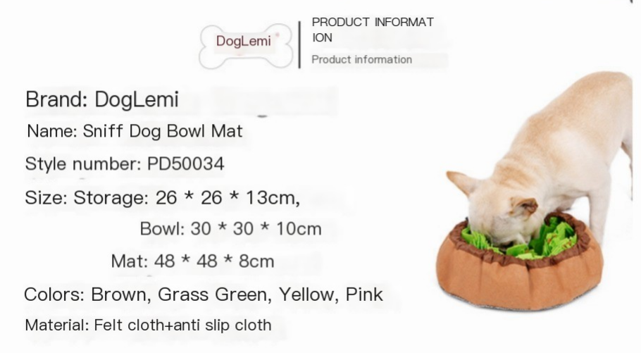 Pfotario 2-in-1 Schnüffelmatte & Slow-Feeder-Napf für Hunde