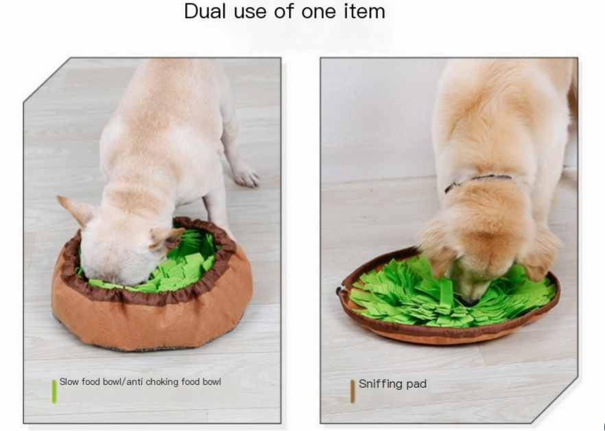 Pfotario 2-in-1 Schnüffelmatte & Slow-Feeder-Napf für Hunde